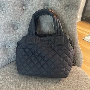 MZ Wallace Black Quilted Tote Bag

Sutton Small Deluxe Top Handle Bag